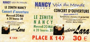 Billet concert Nancy
