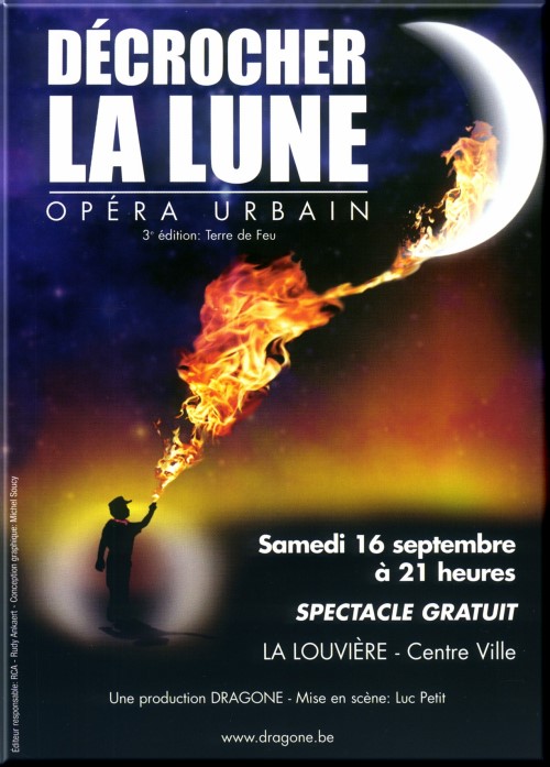 Affiche du concert Décrocher la lune en Belgique