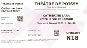 Catherine Lara concert Poissy 20 mai 2022