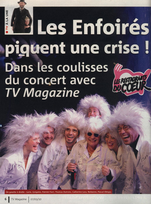 TV Magazine - Semaine du 7 au 13 Mars 2010 