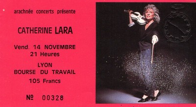 Billet concert Lyon 1986