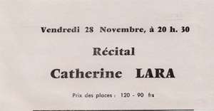 Catherine Lara concert Les Pavillons sous bois 