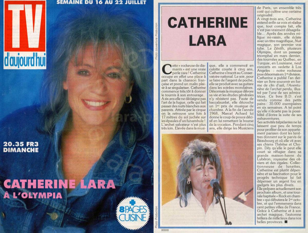 TV d'Aujourd'hui - Du 16 au 22 juillet 1988 